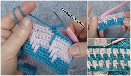 AFGAN İŞİ ÖRGÜDE ASANSÖR TEKNİĞİ TIĞ MODEL