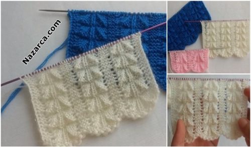 LALE YOLU DESENİ ÖRGÜ MODELİ