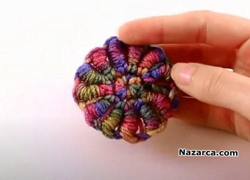 Bullion- Stitch- Flower