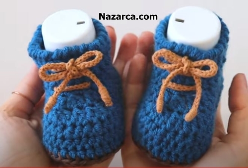 Crochet- Easy- Baby Booties -For- Boys -And- Girls