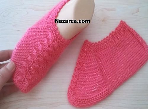 simli-pembe-balik-modelli-kadin-patik