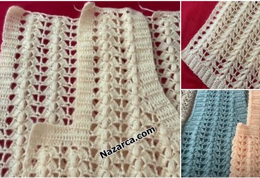 TIĞ İŞİ KADIN YELEĞİN ÖRNEK VE KOL KESİMLERİ Nazarca-kelebekler-kadin-yelek-ornek-kol-yaka-kesimi