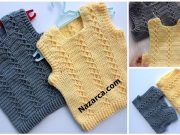 ÇAPRAZ BAKLAVA TIĞ ÖRGÜ ERKEK BEBEK SÜVETER capraz-baklavali-tig-orgusu-bebek-suveter-nazarca