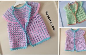 Tigla-kare-modelli-yuvarlak-yaka-bebek-yelek