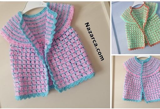 Tigla-kare-modelli-yuvarlak-yaka-bebek-yelek