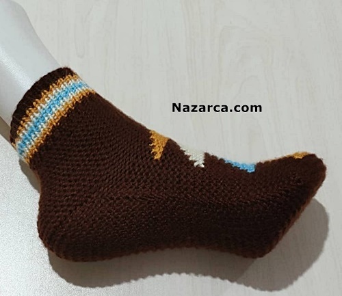 Two -Needle-Knitted-Socks