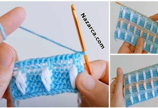 Tunus-renkli-damla-modeli-Nazarca-orgu