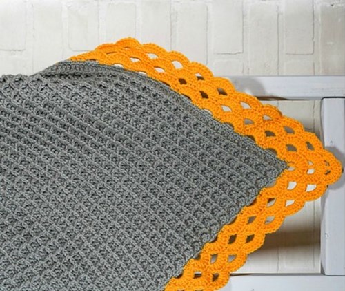 Waffle- Blanket- Crochet-Free -Pattern