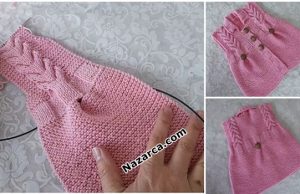 Madam-Kontes-pembe-yalkali-Y-burgulu-Yelek
