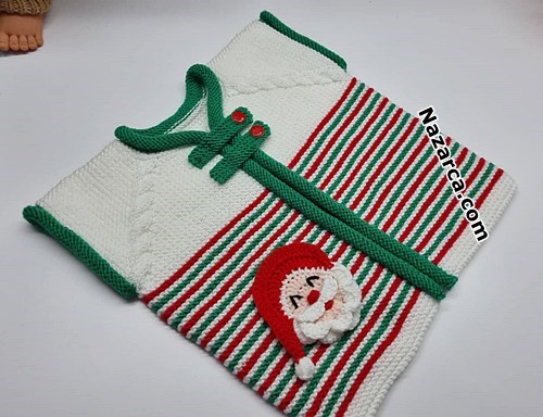 Santa- Claus- knit -Christmas -Baby- West