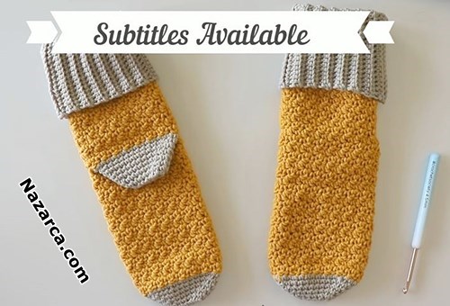 Crochet- Cozy- Winter -Socks