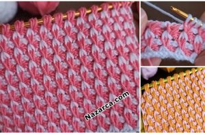 Easy- Knitting- Tunisian- Baby- Blanket