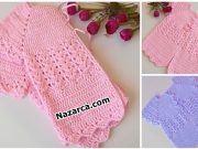 very- easy-crochet -baby -sweater-yelek