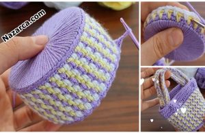 Crochet- Mini- Gift Bag -Crochet -Mini- Gift -Bag