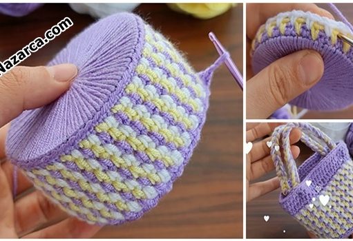 Crochet- Mini- Gift Bag -Crochet -Mini- Gift -Bag