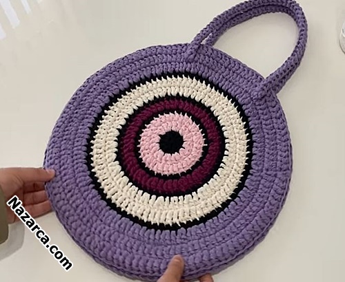 Crochet- Round- Beach -Bag