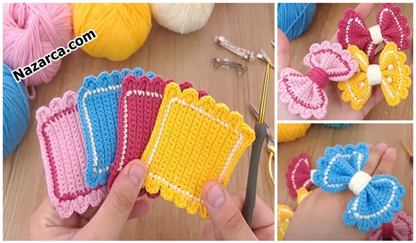 Crochet- Knit- Bow