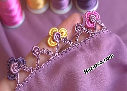 Crochet -Neck -Pistachio -Needlework