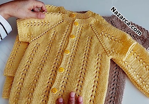 Knitted- Openwork- Baby -Vest