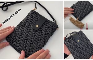 Long- Knit -Bag- With -Raffia -Rope