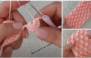 3D -crochet- sequin -baby -blanket