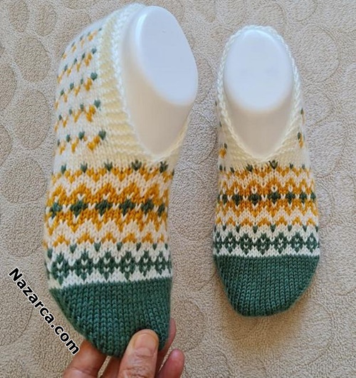 5- Needle- Knit -Booties