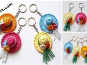 Miniature- Crochet- HatKeychain