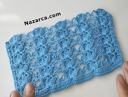 Shawl- Blouse- Knitting- Crochet