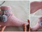 Easy -knit- women's -booties-Patik