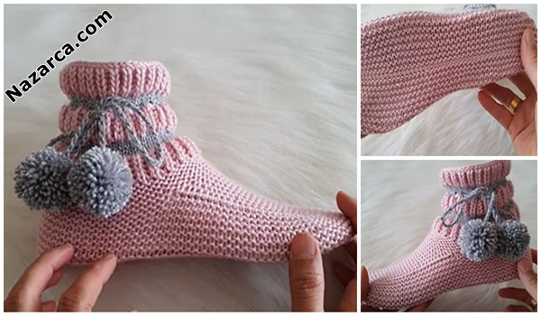 Easy -knit- women's -booties-Patik