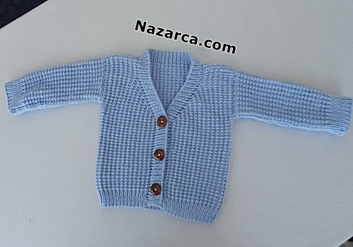 Joli- cardigan -bébé -en- tricot