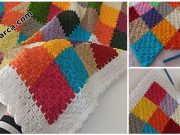 Patchwork -Baby -Blanket -Crochet
