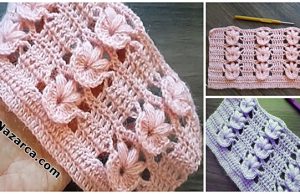 bee- bird- paw- pattern -crochet