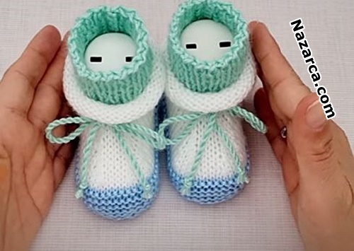how- to -make -knit -baby -booties
