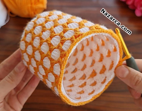 Crochet -Organizer -Basket