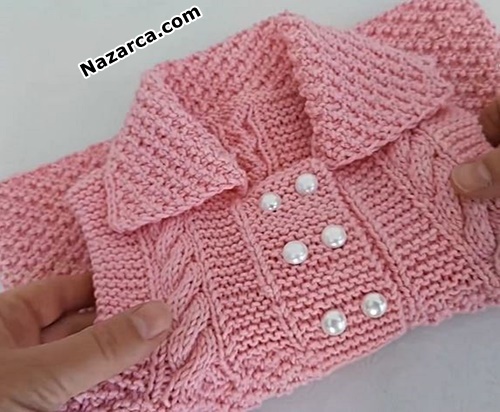 duz-yakali-pembe-koton-yelek