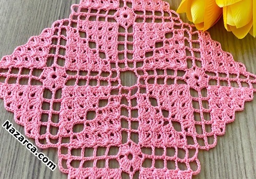 New- Design- Crochet- Lace -Squar-e