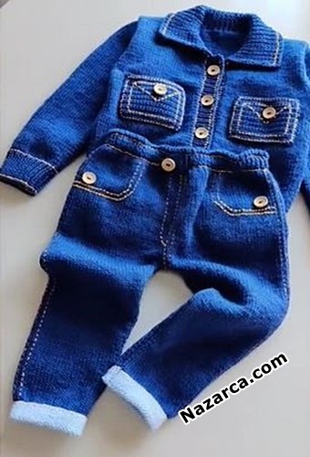 Baby-Knitted -Jean- Sets-free- Pattern