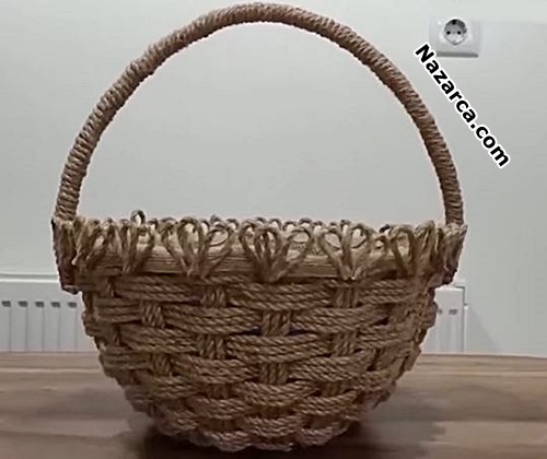 jur-ip-dekoratif-sepet-DIY basket