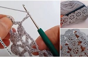 elegant -crochet -scarf -blouse -pattern