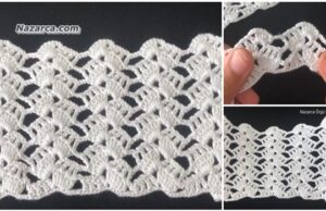 Yelek Hırka Dantelleri Kolay Model