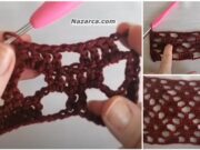 Yelek Bluz Kolay Kutulu tığ modeli
