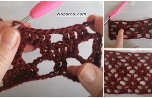 Yelek Bluz Kolay Kutulu tığ modeli