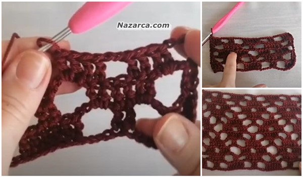 Yelek Bluz Kolay Kutulu tığ modeli