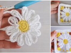 Papatyalı tığ model nazarca